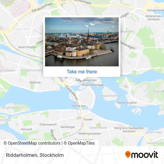 Riddarholmen map