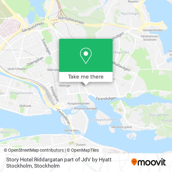 Story Hotel Riddargatan part of JdV by Hyatt Stockholm map