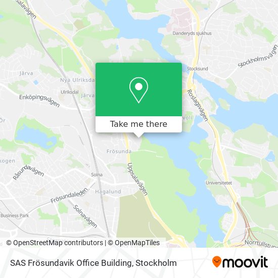 SAS Frösundavik Office Building map