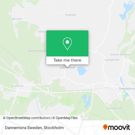 Dannemora Sweden map