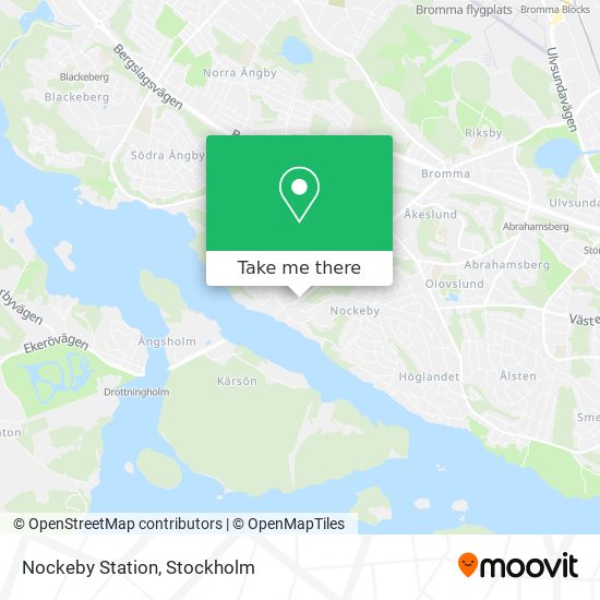 Nockeby Station map