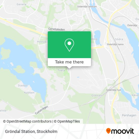 Gröndal Station map