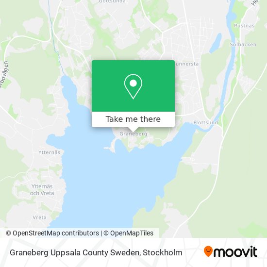 Graneberg Uppsala County Sweden map