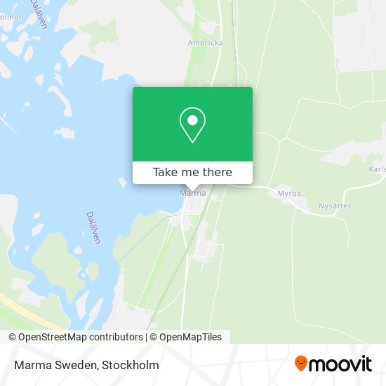 Marma Sweden map