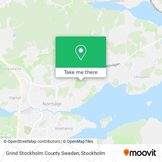 Grind Stockholm County Sweden map
