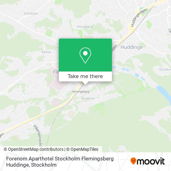 Forenom Aparthotel Stockholm Flemingsberg Huddinge map