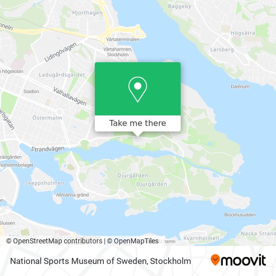 National Sports Museum of Sweden map