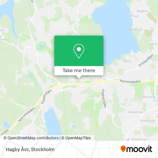 Hagby Åvc map