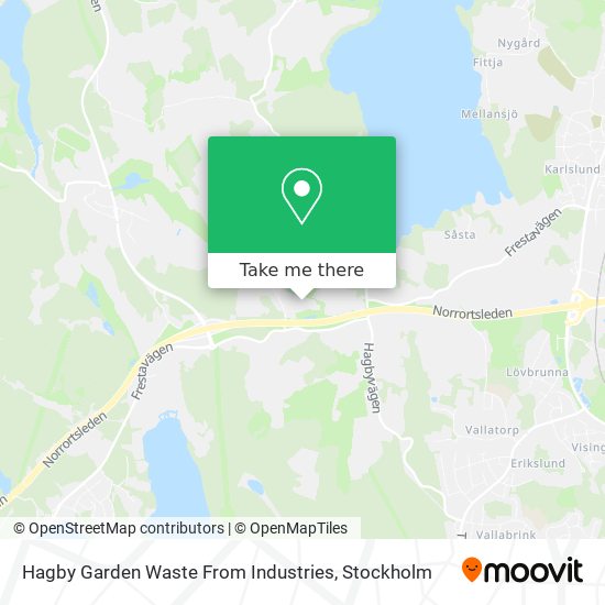 Hagby Garden Waste From Industries map