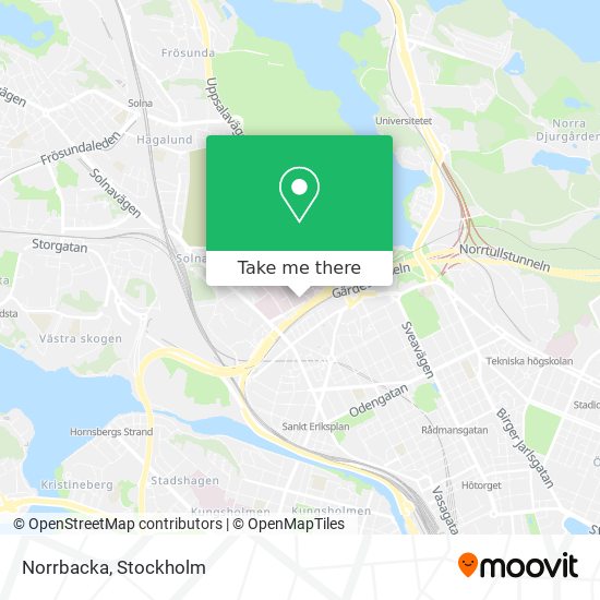 Norrbacka map