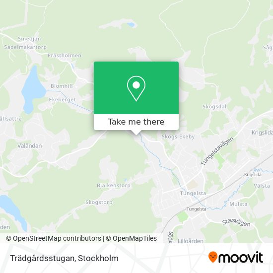 Trädgårdsstugan map