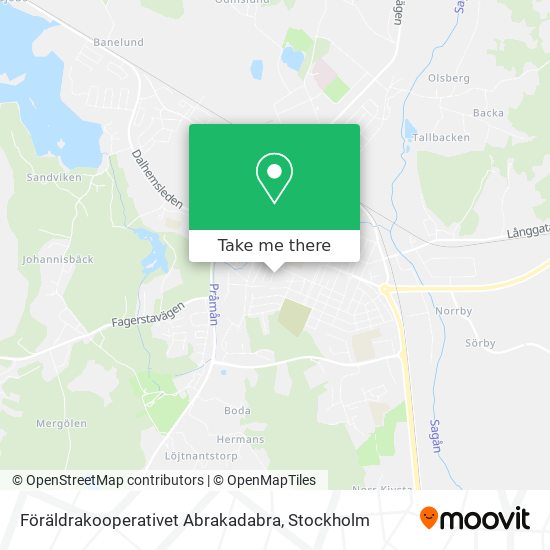 Föräldrakooperativet Abrakadabra map