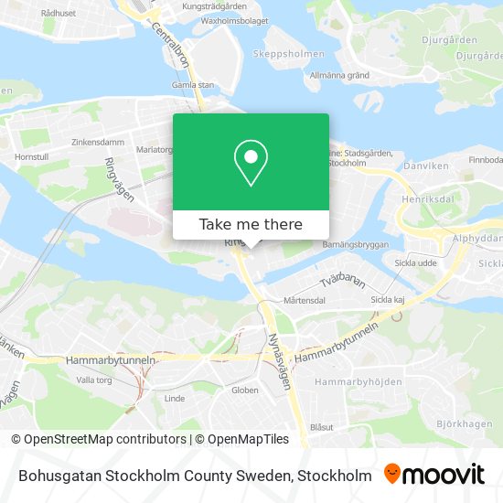 Bohusgatan Stockholm County Sweden map