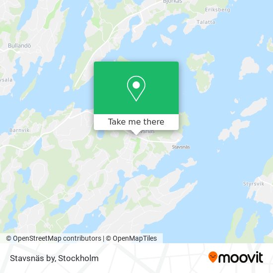 Stavsnäs by map