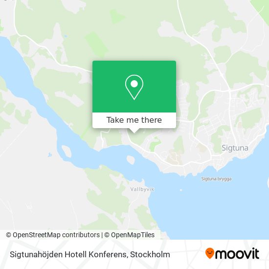 Sigtunahöjden Hotell Konferens map