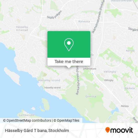 Hässelby Gård T bana map