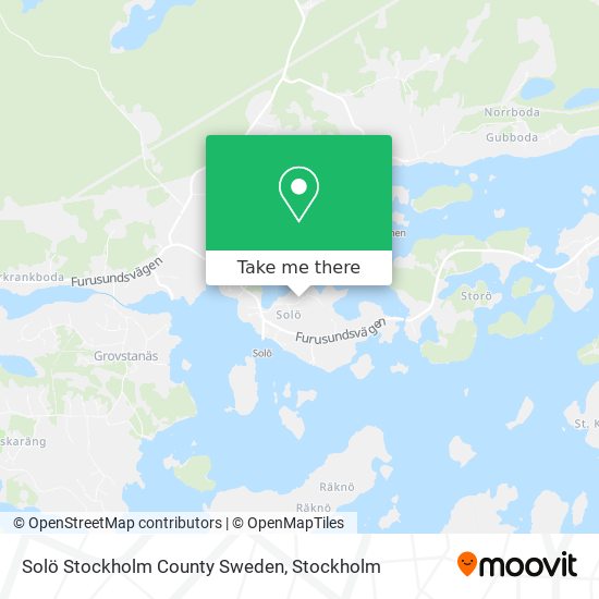 Solö Stockholm County Sweden map