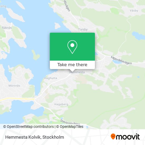 Hemmesta Kolvik map