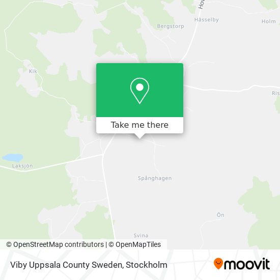 Viby Uppsala County Sweden map