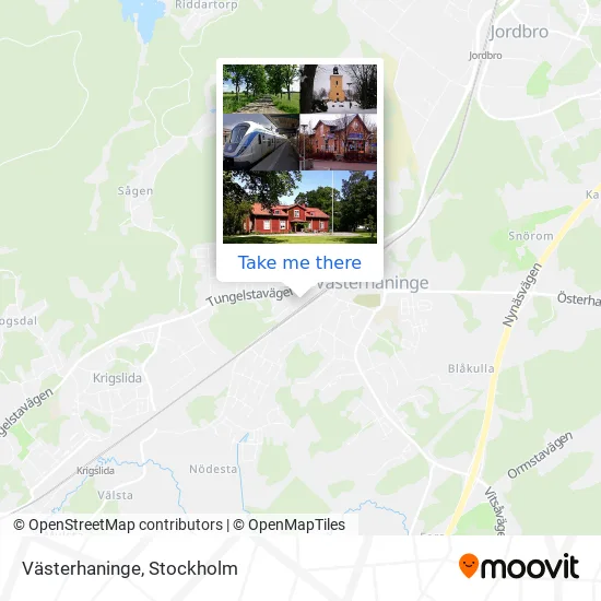 Västerhaninge map