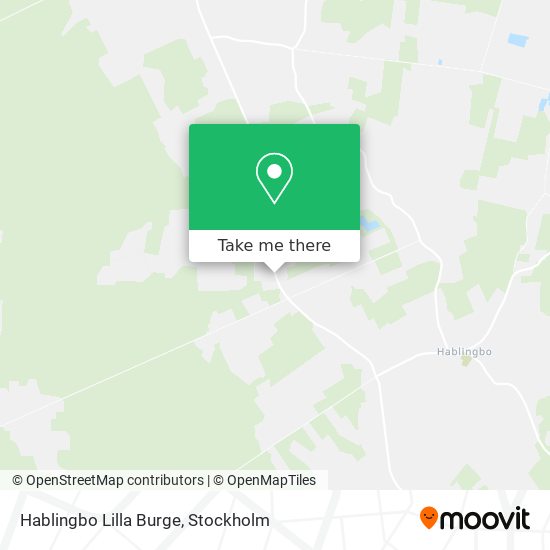 Hablingbo Lilla Burge map