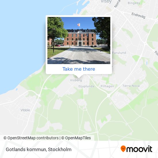 Gotlands kommun map