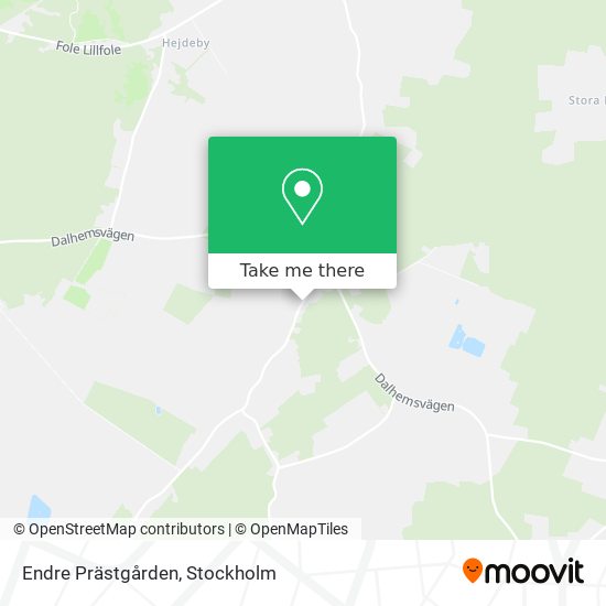 Endre Prästgården map
