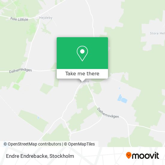 Endre Endrebacke map