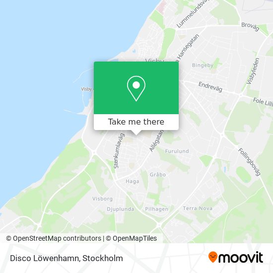 Disco Löwenhamn map