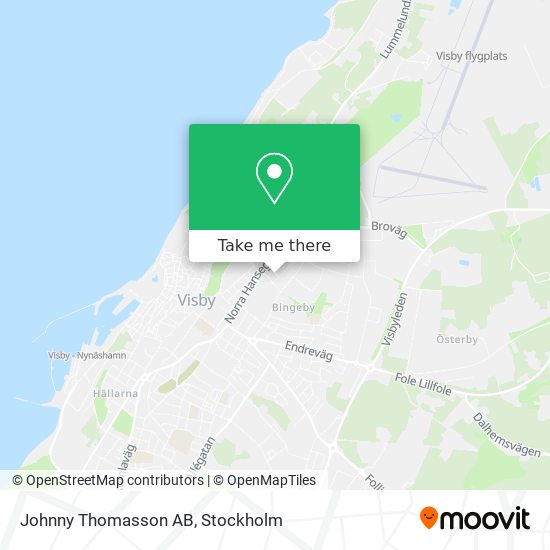 Johnny Thomasson AB map