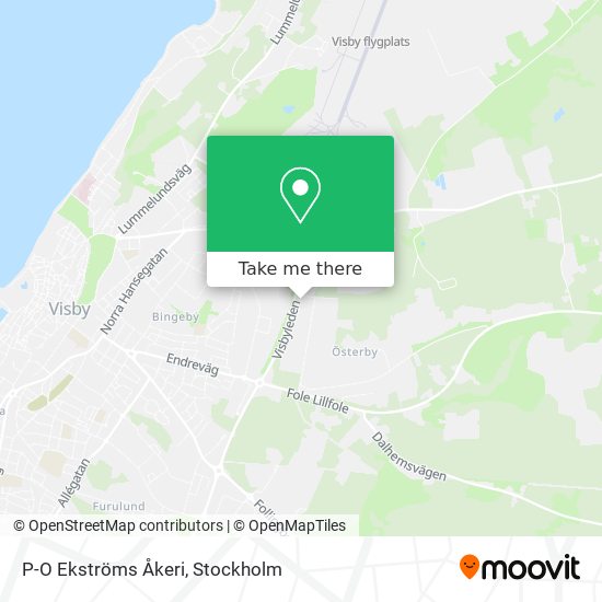 P-O Ekströms Åkeri map
