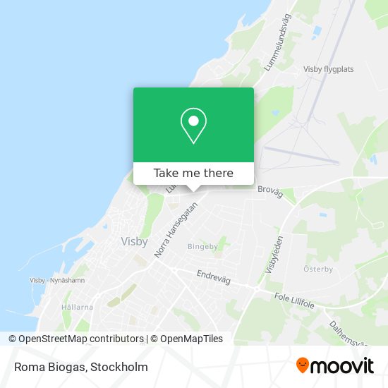 Roma Biogas map