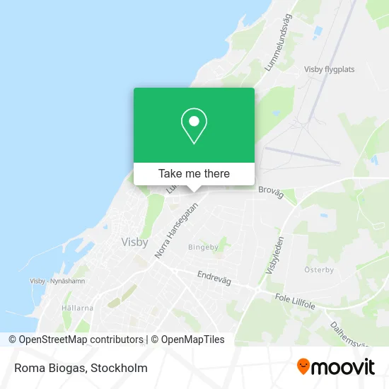 Roma Biogas map