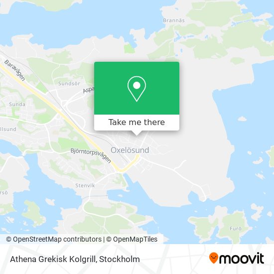 Athena Grekisk Kolgrill map