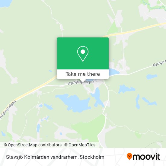 Stavsjö Kolmården vandrarhem map