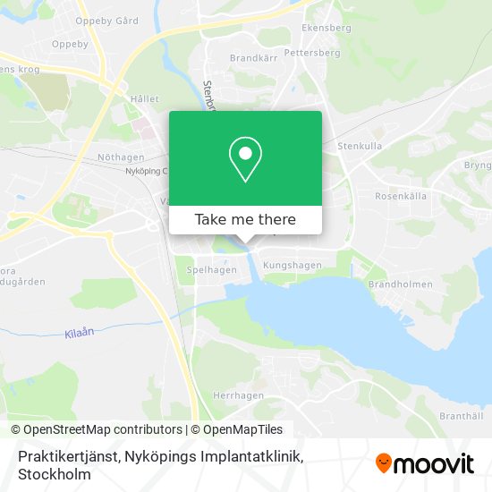 Praktikertjänst, Nyköpings Implantatklinik map