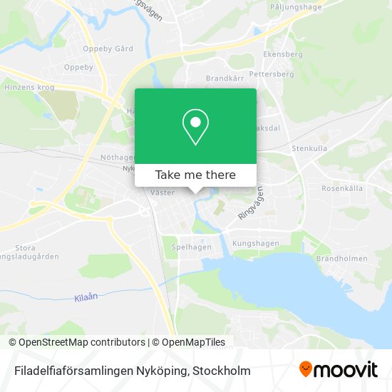 Filadelfiaförsamlingen Nyköping map