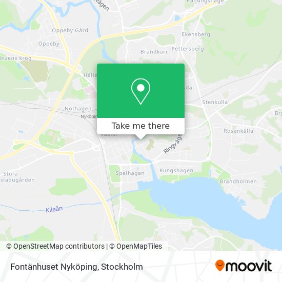 Fontänhuset Nyköping map