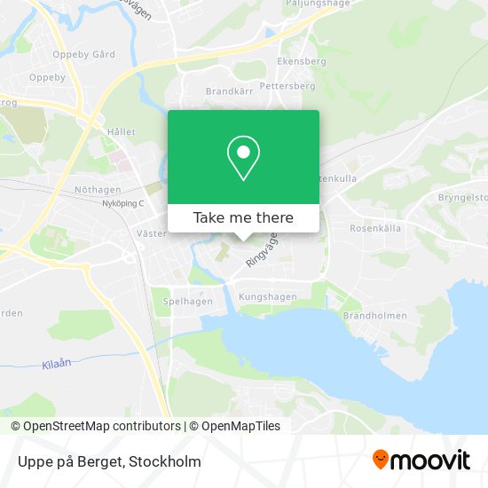 Uppe på Berget map