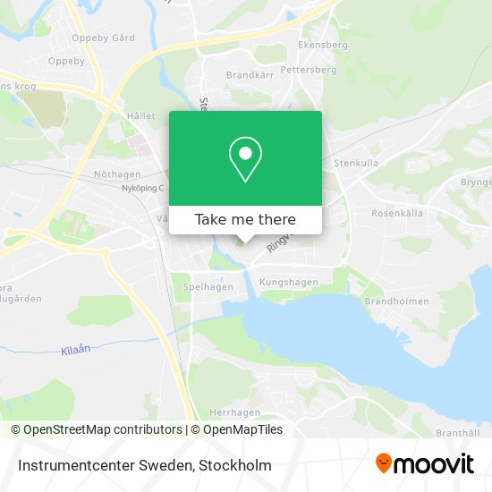 Instrumentcenter Sweden map