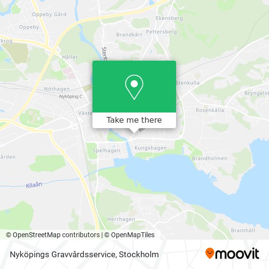 Nyköpings Gravvårdsservice map