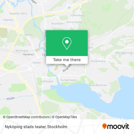 Nyköping stads teater map