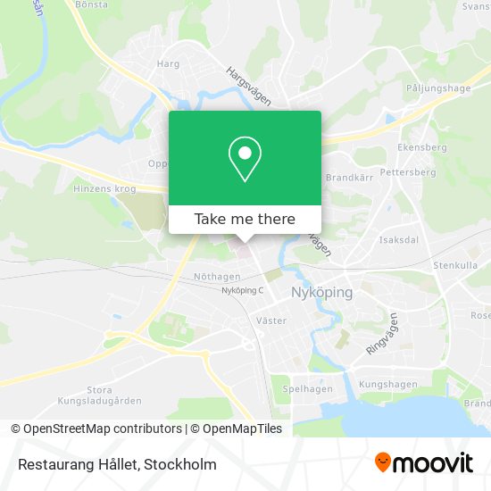 Restaurang Hållet map