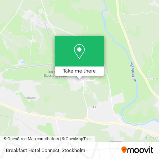 Breakfast Hotel Connect map