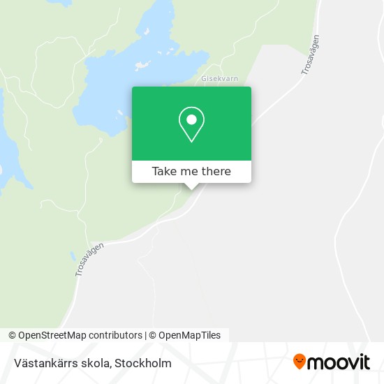 Västankärrs skola map