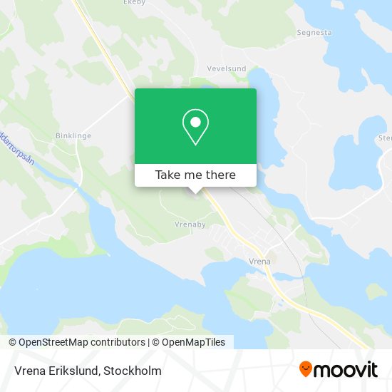 Vrena Erikslund map