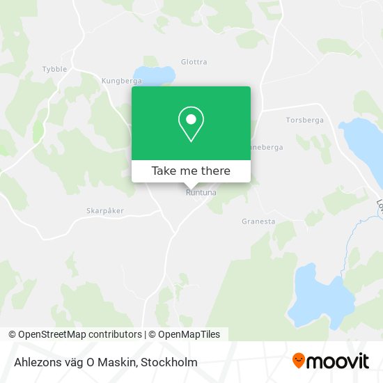 Ahlezons väg O Maskin map