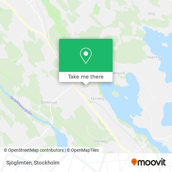 Sjöglimten map