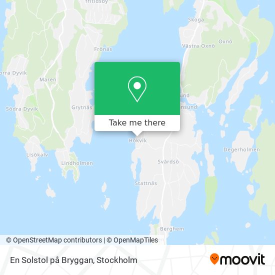 En Solstol på Bryggan map