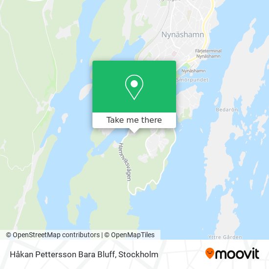 Håkan Pettersson Bara Bluff map